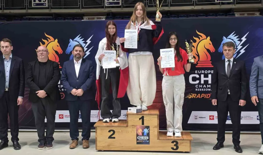 Bursa Büyükşehir Belediyesporlu Arya Aydoğan, Polonya’da gerçekleştirilen 25. Avrupa Yaş