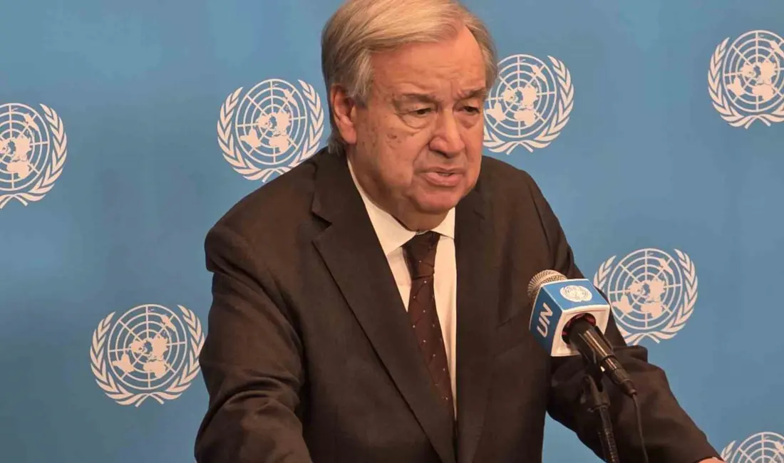 Birleşmiş Milletler (BM) Genel Sekreteri Antonio Guterres, Orta Doğu’da tırmanan
