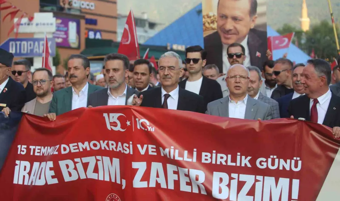 Bursa’da 15 Temmuz Demokrasi ve Milli Birlik Günü’nün 10. yıl