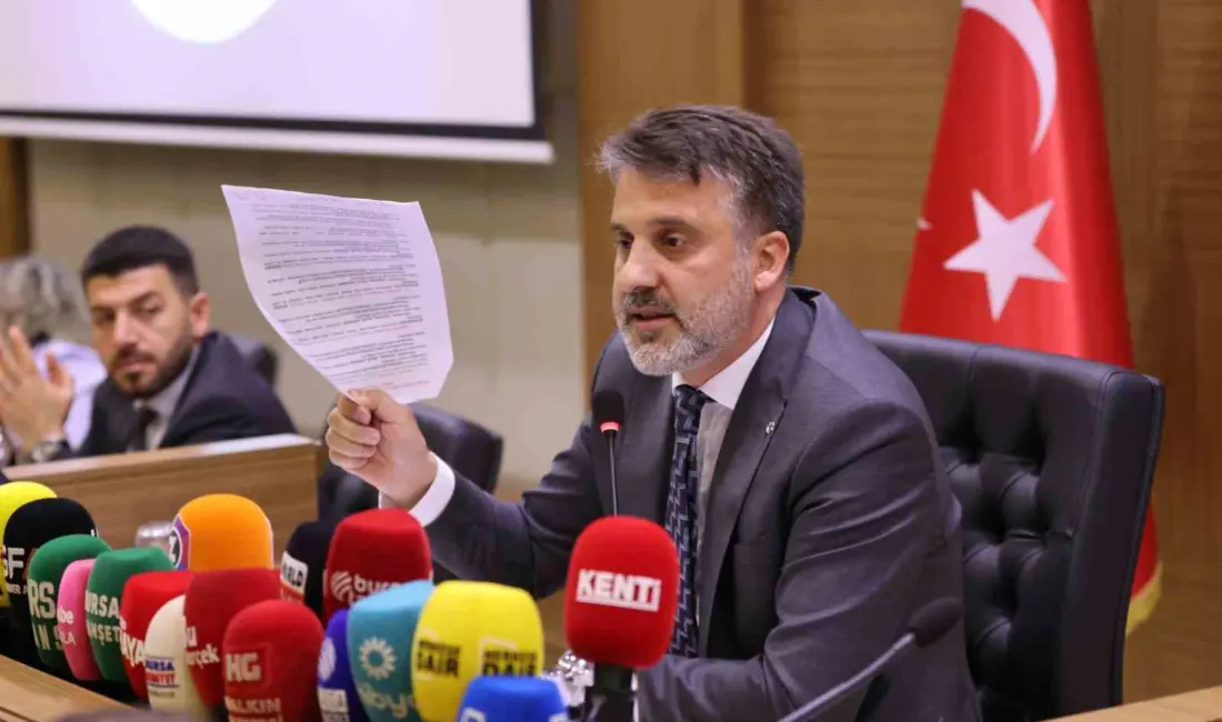 Bursa Büyükşehir Belediyesi Başkan Vekili Şahin Biba, Büyükşehir Belediye Meclisi’nin