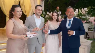 Bursa iş dünyasının temsilcileri, iş insanı Mehmet Oruç’un kızı Çağla
