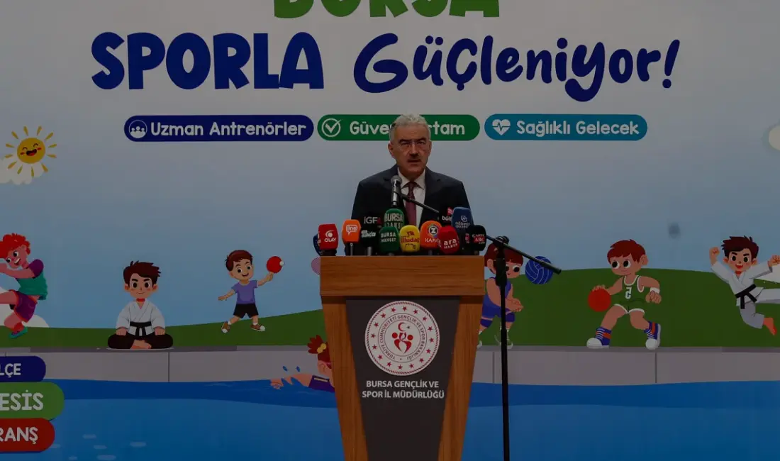 Bursa'da düzenlenen Yaz Spor Okulları, Vali Erol Ayyıldız'ın katılımıyla Tofaş