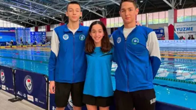 Bursa Büyükşehir Belediyespor Kulübü sporcuları, Samsun’da düzenlenen Sporcu Eğitim Merkezleri