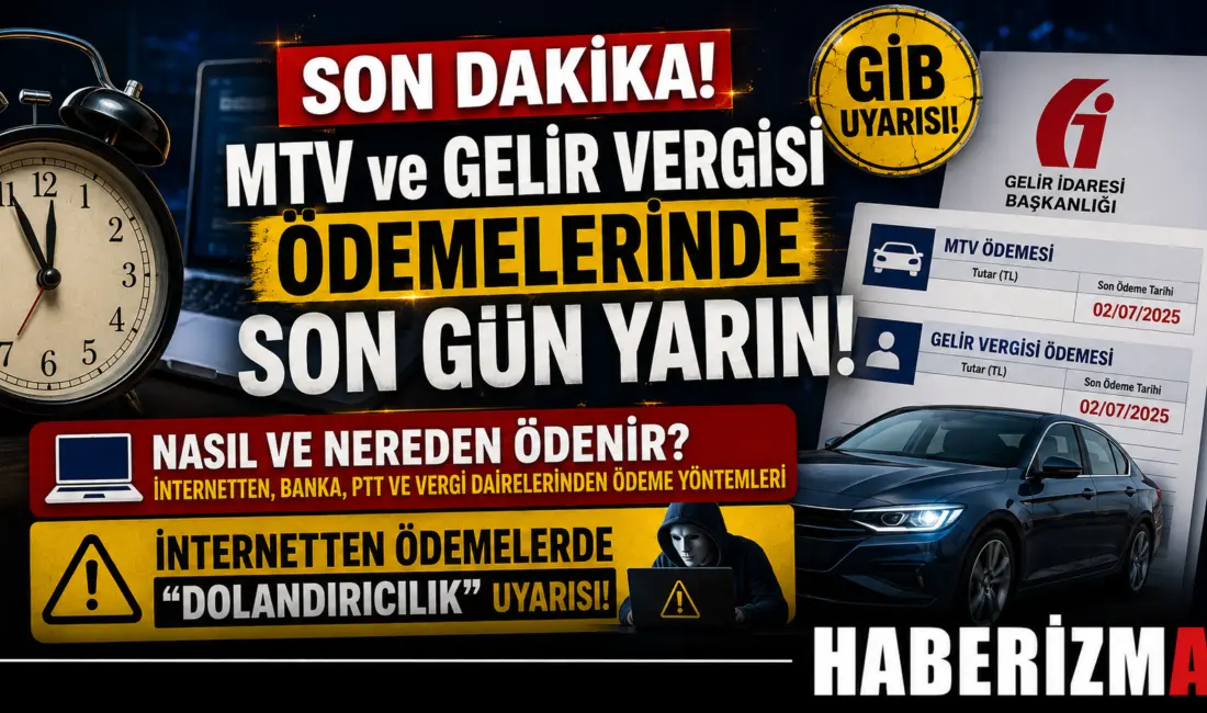 Gelir İdaresi Başkanlığı (GİB), 2026 yılı Motorlu Taşıtlar Vergisi (MTV)