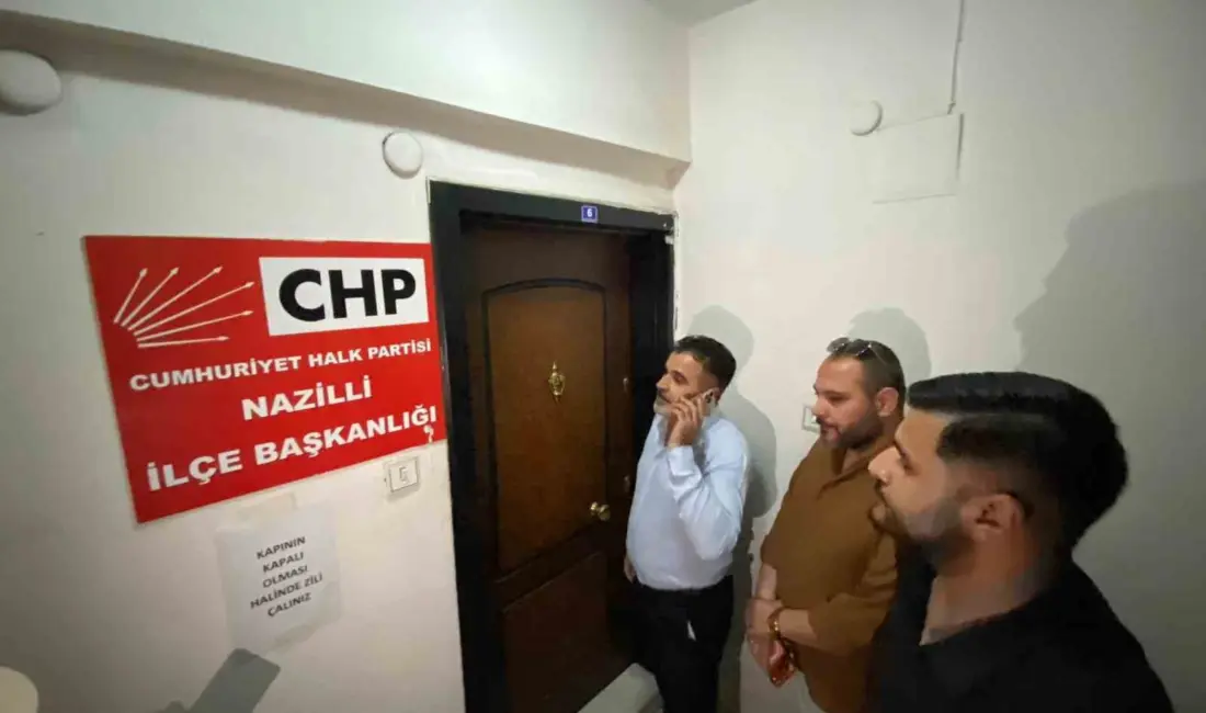 Cumhuriyet Halk Partisi Nazilli İlçe Teşkilatı’nda koltuk değişimi krize dönüştü.