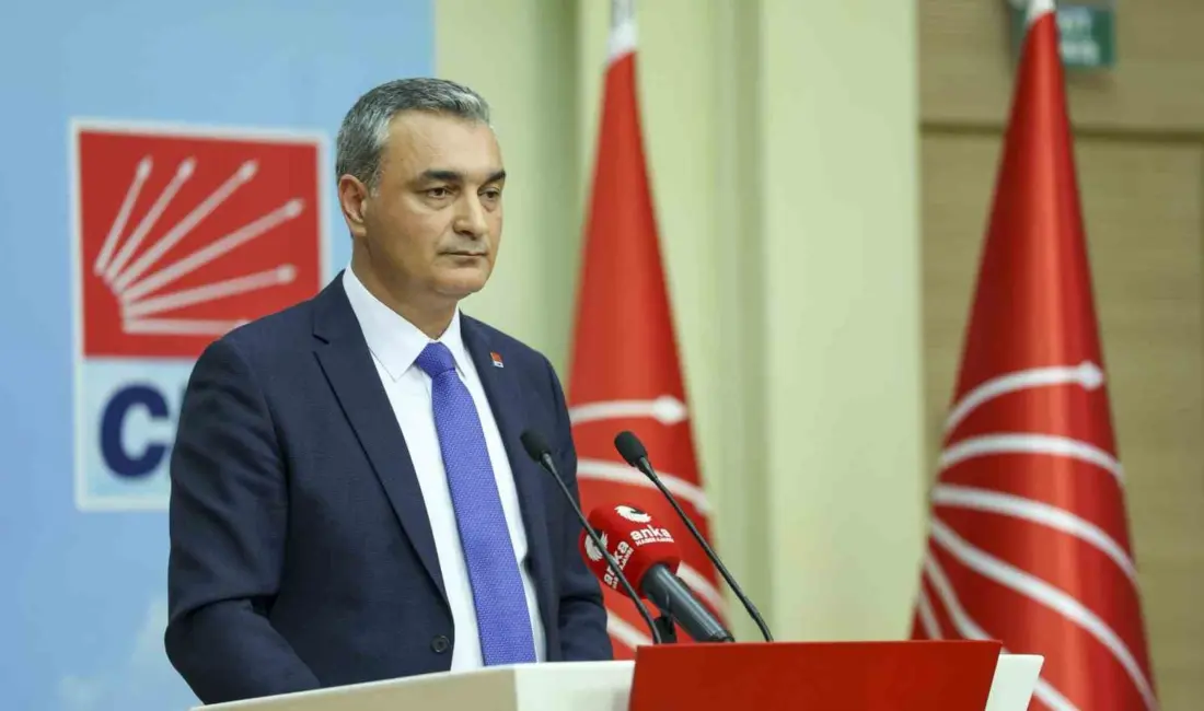 CHP Genel Başkan Yardımcısı ve Sözcüsü Müslim Sarı, “4 il