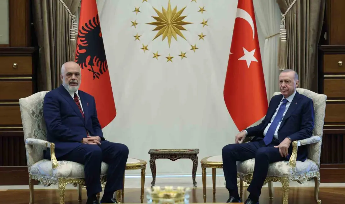 Cumhurbaşkanı Recep Tayyip Erdoğan, Arnavutluk Başbakanı Edi Rama ile görüştü.