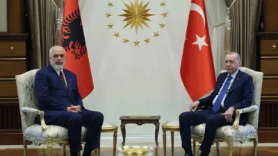 Cumhurbaşkanı Recep Tayyip Erdoğan, Arnavutluk Başbakanı Edi Rama ile görüştü.