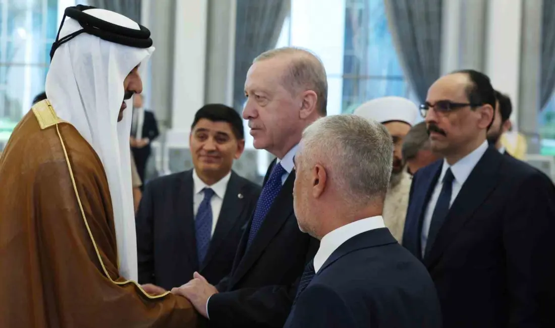 Cumhurbaşkanı Recep Tayyip Erdoğan, eski Katar Emiri Şeyh Hamad bin