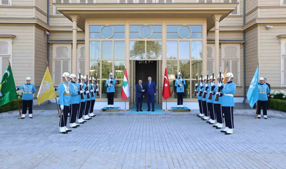 Cumhurbaşkanı Recep Tayyip Erdoğan, Lübnan Başbakanı Nevvaf Selam ile çalışma