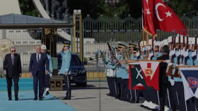 Cumhurbaşkanı Erdoğan, Türkiye'ye resmî ziyarette bulunan Lübnan Cumhurbaşkanı Joseph Avn'ı