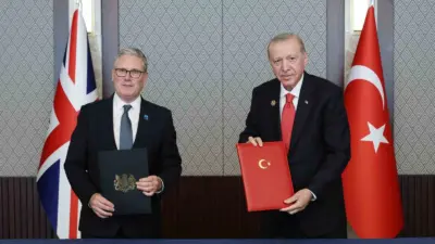 Cumhurbaşkanı Erdoğan ve İngiltere Başbakanı Starmer arasındaki görüşmede, Türkiye ile