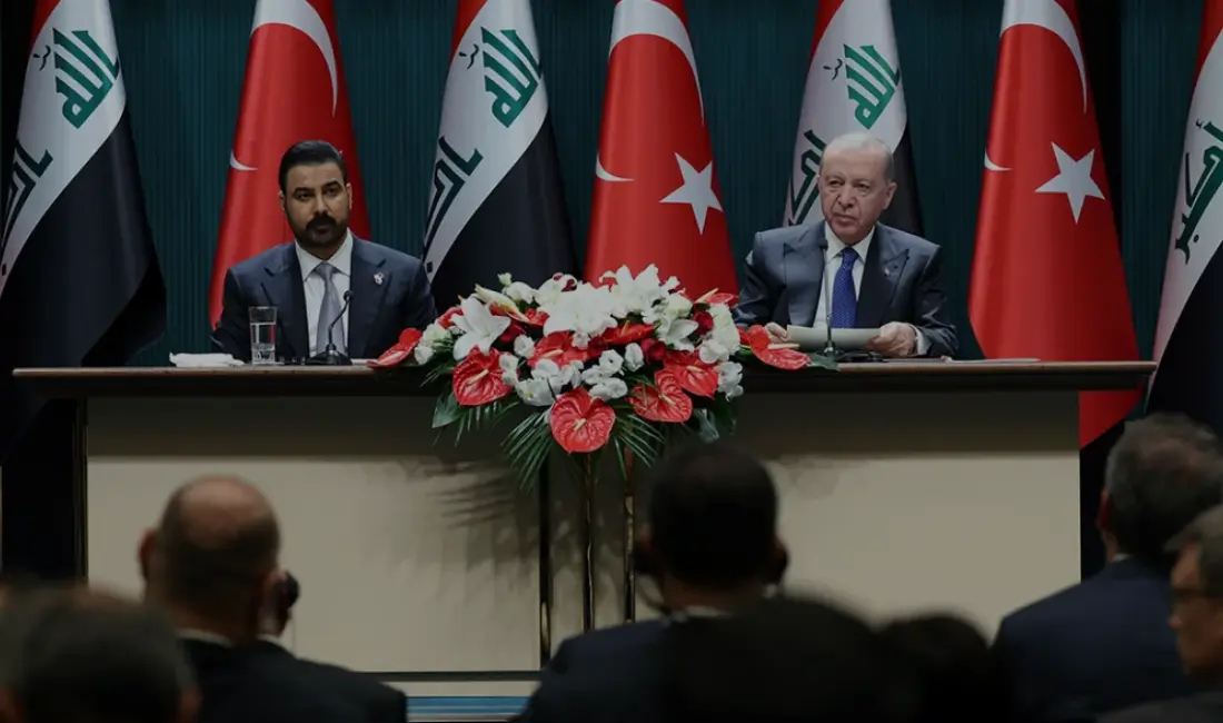 Cumhurbaşkanı Erdoğan ve Irak Başbakanı ez-Zeydi, Ankara'daki görüşmelerin ardından terörle