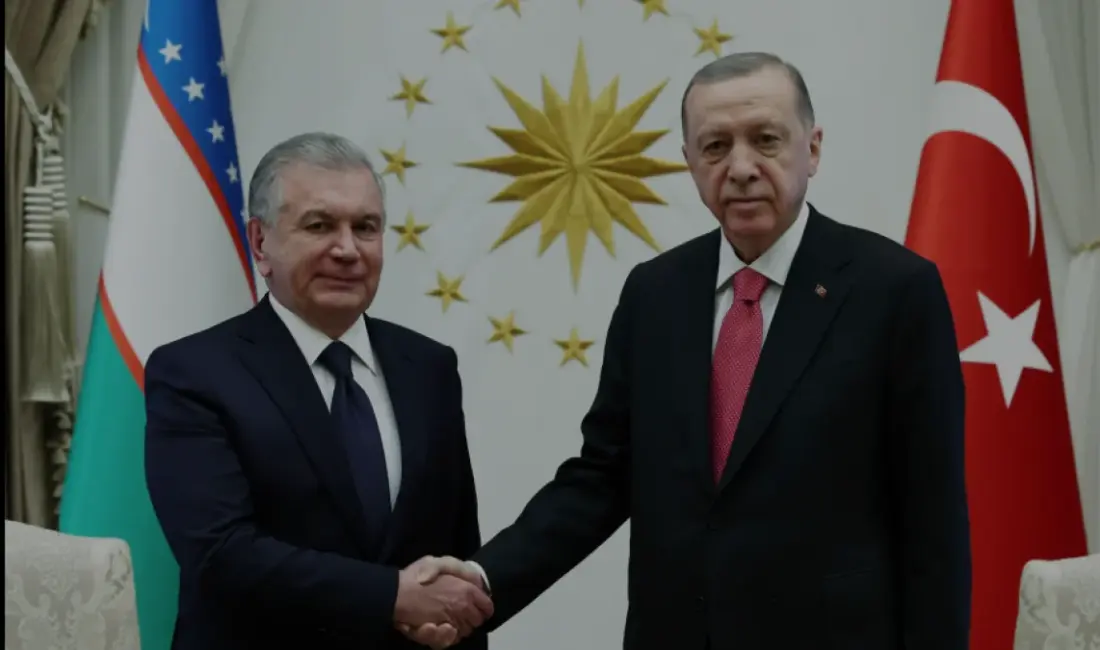 Cumhurbaşkanı Erdoğan, Özbekistan Cumhurbaşkanı Mirziyoyev ile görüştü. Görüşmede stratejik ilişkiler