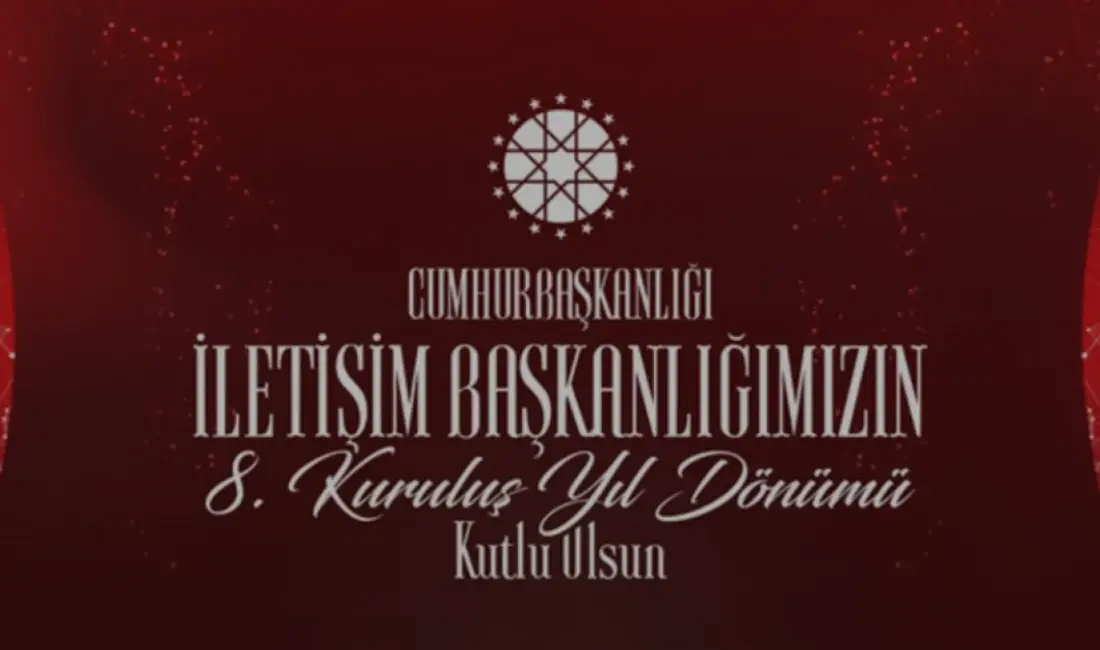Cumhurbaşkanlığı İletişim Başkanı Burhanettin Duran, kurumun 8. kuruluş yıl dönümü