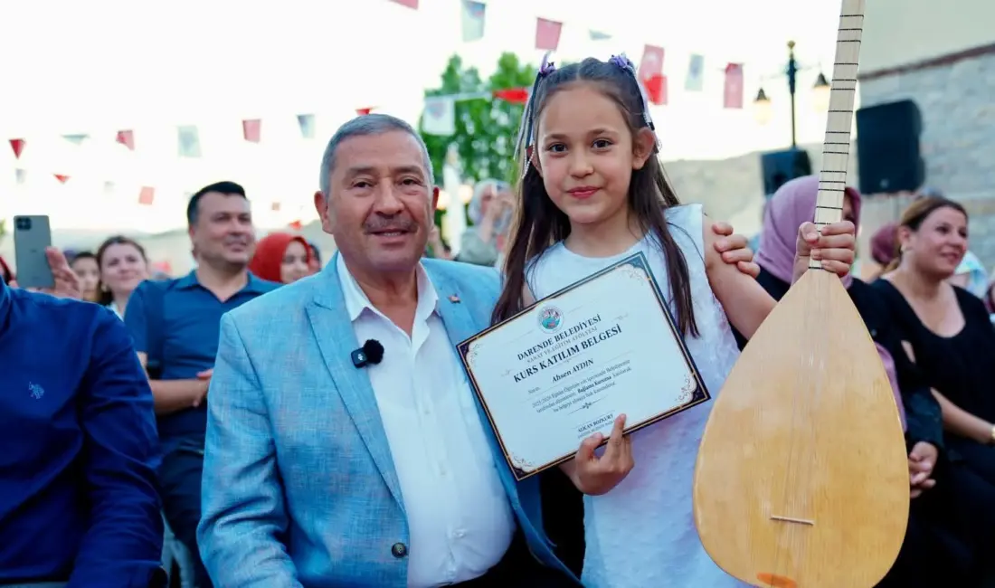 Darende Belediyesi Sanat ve Eğitim Atölyesi’nin dönem sonu kapanış programı
