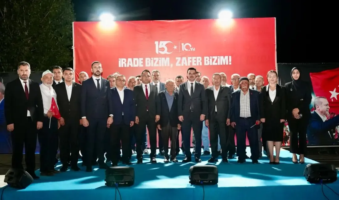 Malatya’nın Darende ilçesinde, 15 Temmuz Demokrasi ve Millî Birlik Günü