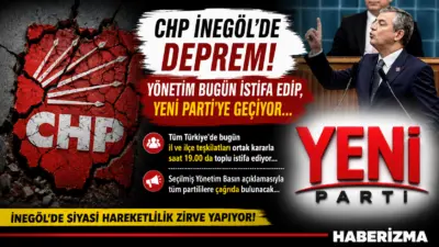 Cumhuriyet Halk Partisi (CHP) İnegöl İlçe Yönetimi, yaptıkları son dakika