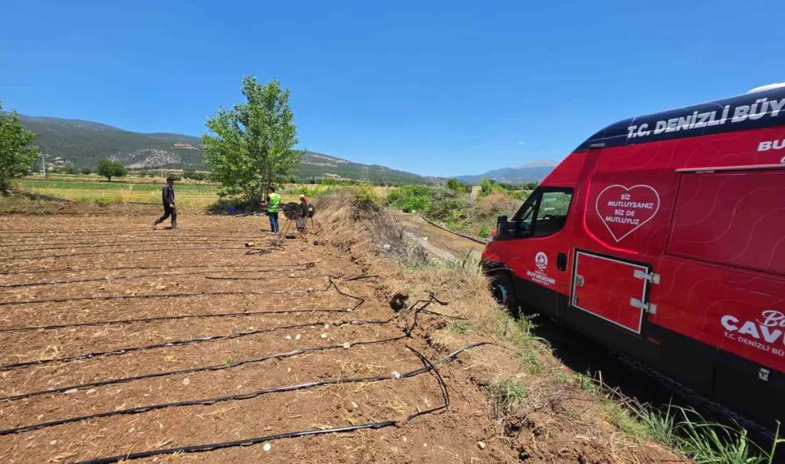 Denizli Büyükşehir Belediyesi mobil ikram filosu termometrelerin 40 dereceye dayandığı