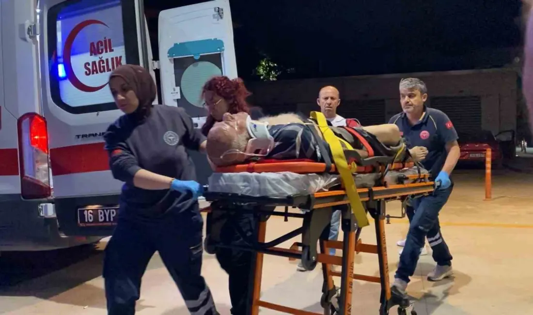 Bursa’nın İnegöl ilçesinde meydana gelen traktör kazasında, devrilen traktörün sürücüsü