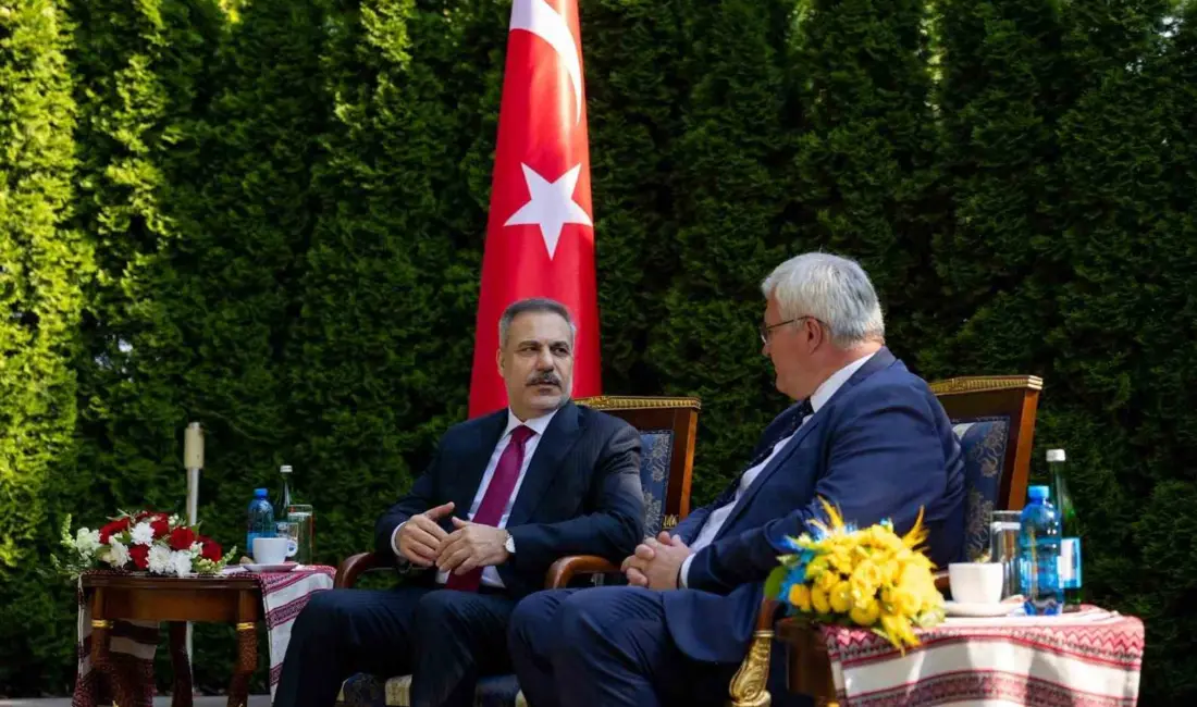Dışişleri Bakanı Hakan Fidan, resmi ziyaret kapsamında geldiği Ukrayna’nın başkenti