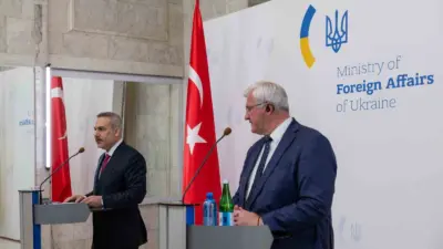 Dışişleri Bakanı Hakan Fidan Ukrayna Dışişleri Bakanı Andriy Sibiha ile