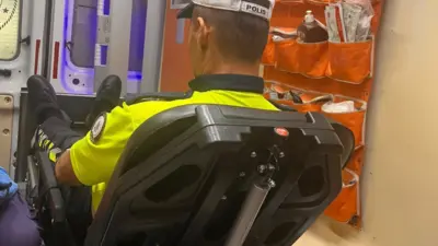 Bursa’nın Nilüfer ilçesi Odunluk Metro İstasyonu Halıcılar önü mevkiinde yaşanan