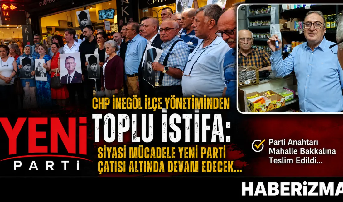 Cumhuriyet Halk Partisi İnegöl İlçe Yönetim Kurulu üyeleri, tüm Türkiye’deki