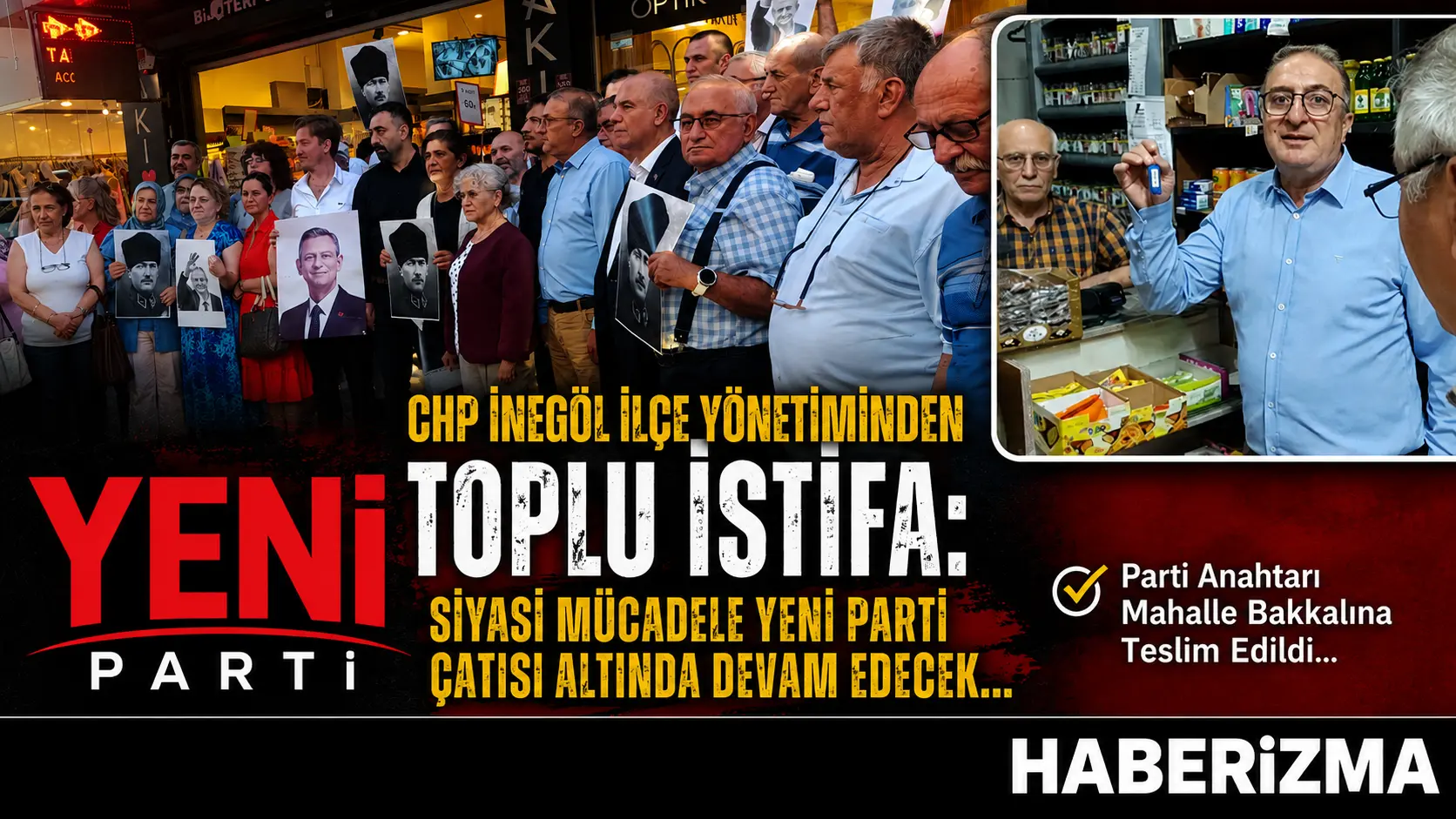 Cumhuriyet Halk Partisi İnegöl İlçe Yönetim Kurulu üyeleri, tüm Türkiye’deki