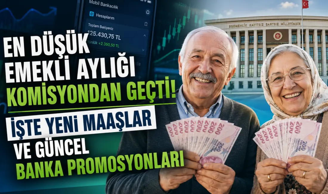 TBMM Plan ve Bütçe Komisyonu, en düşük emekli aylığını 20