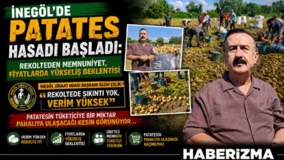 İNEGÖL’DE PATATES HASADI BAŞLADI: REKOLTEDEN MEMNUNİYET, FİYATLARDA YÜKSELİŞ BEKLENTİSİ İnegöl’de