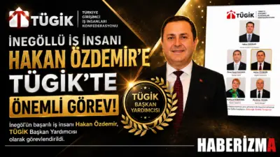 İnegöl’ün tanınan iş insanlarından, Kapı Dünyası firmasının ortaklarından Hakan Özdemir,