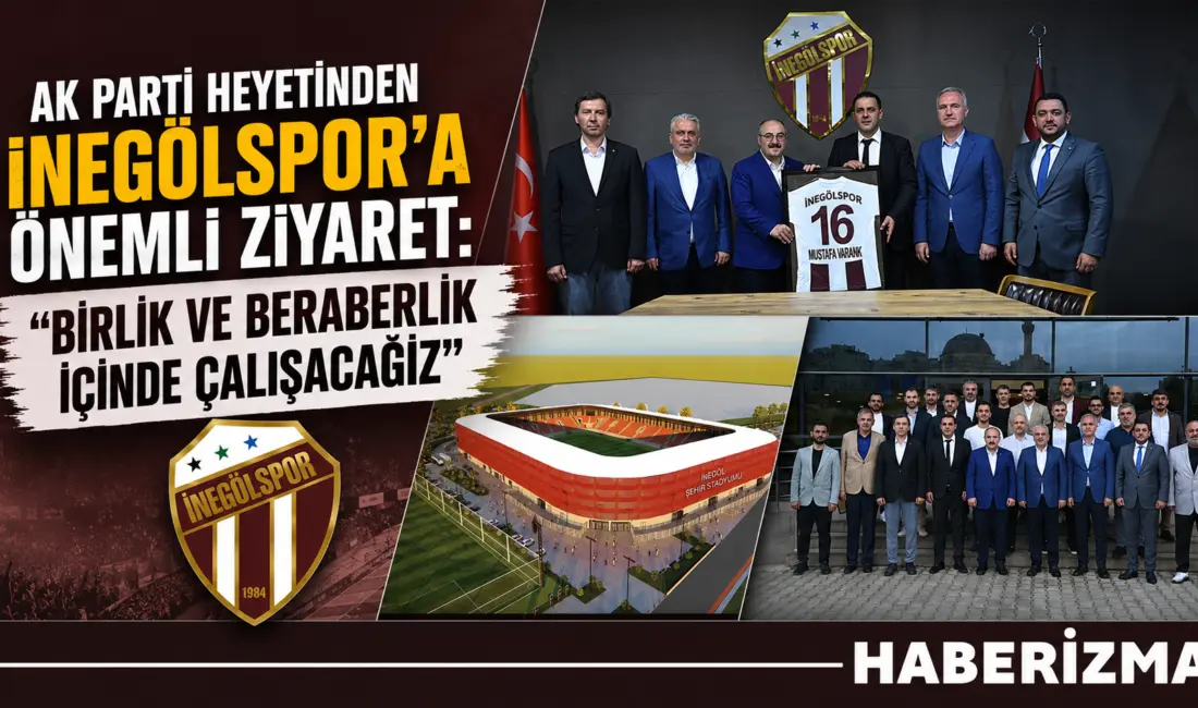 TFF 2. Lig ekiplerinden İnegölspor, siyaset dünyasından önemli isimleri ağırladı.