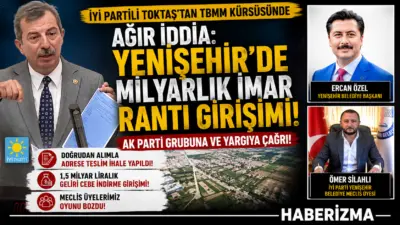 İYİ Parti Bursa Milletvekili Hasan Toktaş, TBMM Genel Kurulu’nda yaptığı