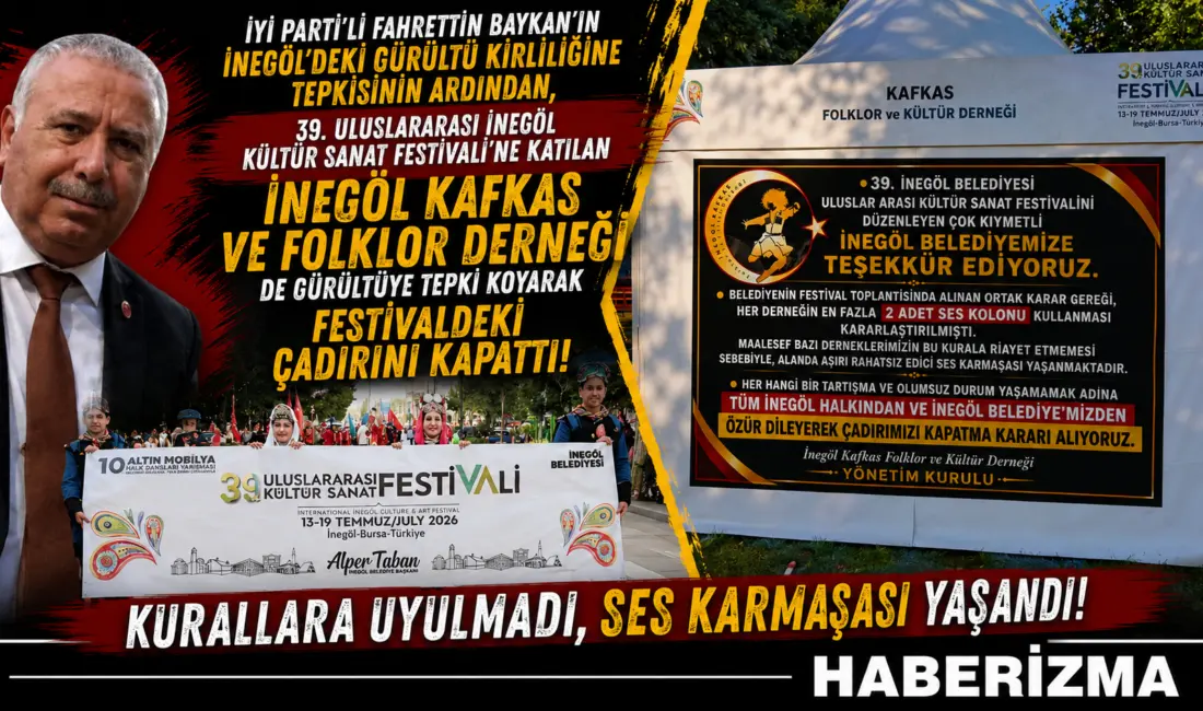 İnegöl’de bu yıl 39’uncusu düzenlenen İnegöl Belediyesi Uluslararası Kültür Sanat