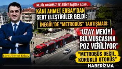 İnegöl'de "Metrobüs" Tartışması: "Uzay Mekiyi Bulmuşçasına Poz Veriliyor"