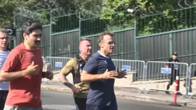 NATO Liderler Zirvesi için Ankara’ya gelen Fransa Cumhurbaşkanı Emmanuel Macron,