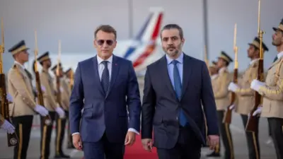 Fransa Cumhurbaşkanı Emmanuel Macron, resmi temaslarda bulunmak üzere Suriye’ye geldi.