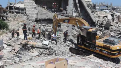 Filistin sivil savunma ekipleri, İsrail’in 7 Ekim 2023’te yoğun saldırılarını