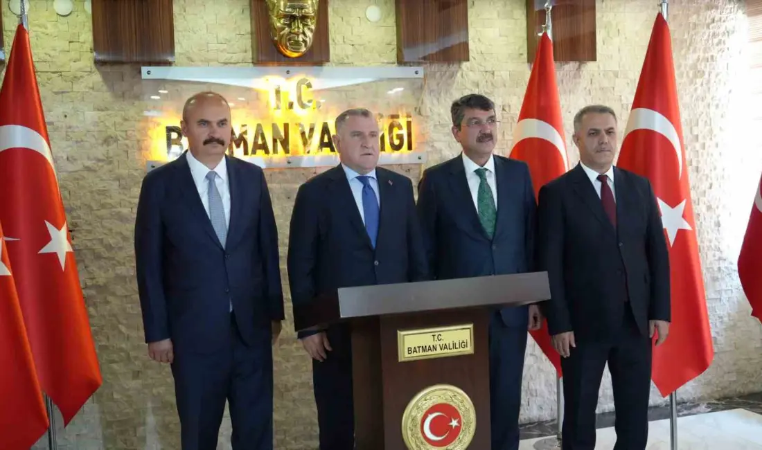 Gençlik ve Spor Bakanı Osman Aşkın Bak, Batman programı çerçevesinde