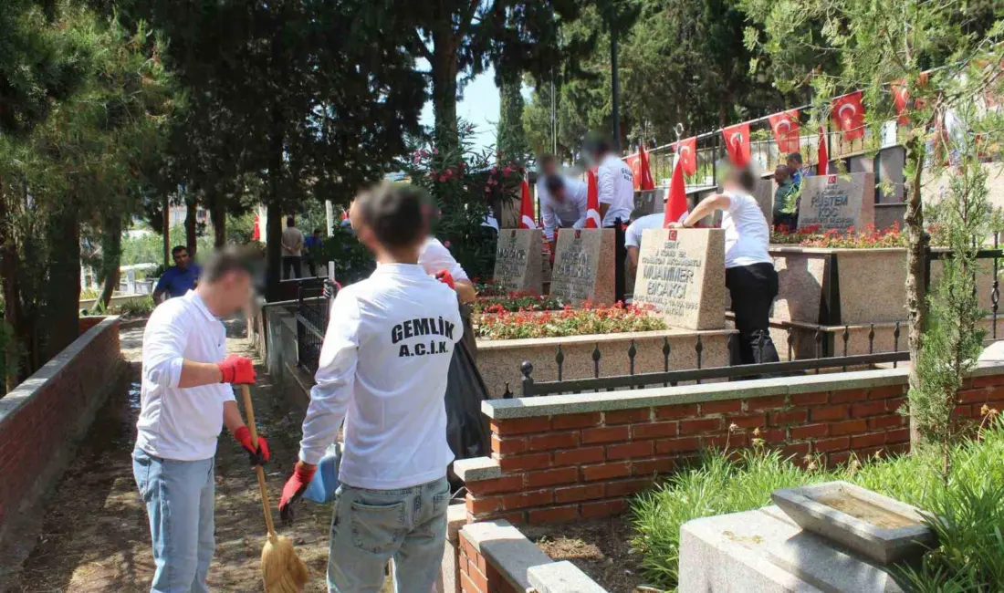 Bursa’nın Gemlik ilçesinde Açık Ceza İnfaz Kurumu tarafından, 15 Temmuz