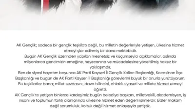 AK Parti Kayseri İl Başkanı Hüseyin Okandan, Cumhuriyet Halk Partisi
