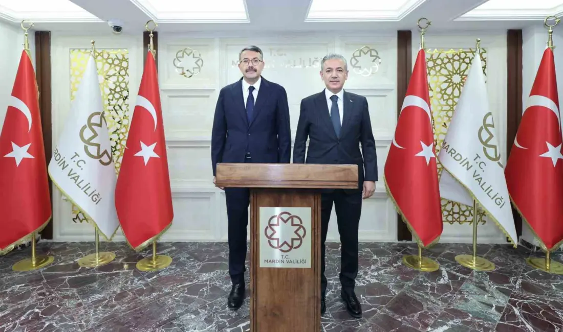 İçişleri Bakan Yardımcısı Ali Çelik, Mardin Valisi Tuncay Akkoyun’u ziyaret