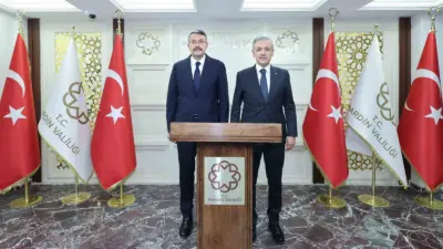 İçişleri Bakan Yardımcısı Ali Çelik, Mardin Valisi Tuncay Akkoyun’u ziyaret