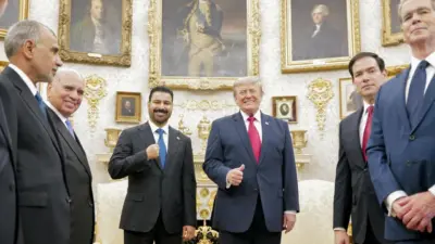 Irak Başbakanı Ali Falih Zeydi, Beyaz Saray’da ABD Başkanı Donald