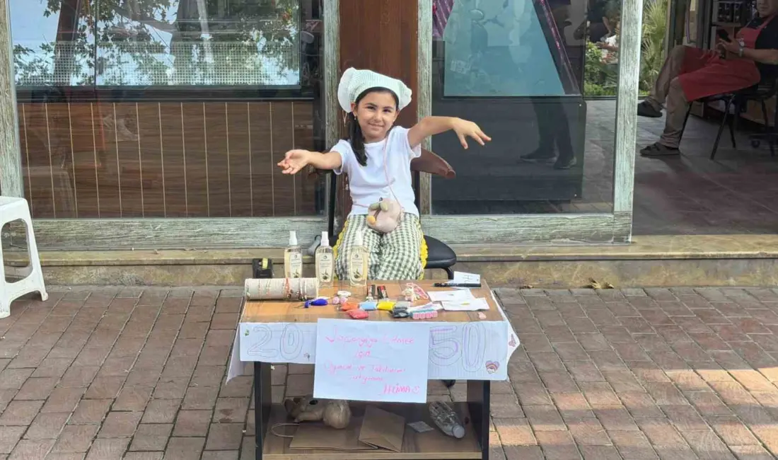 Bursa’nın İznik ilçesinde 7,5 yaşındaki Hüma Eryılmaz, Japonya’yı gezmek istediği
