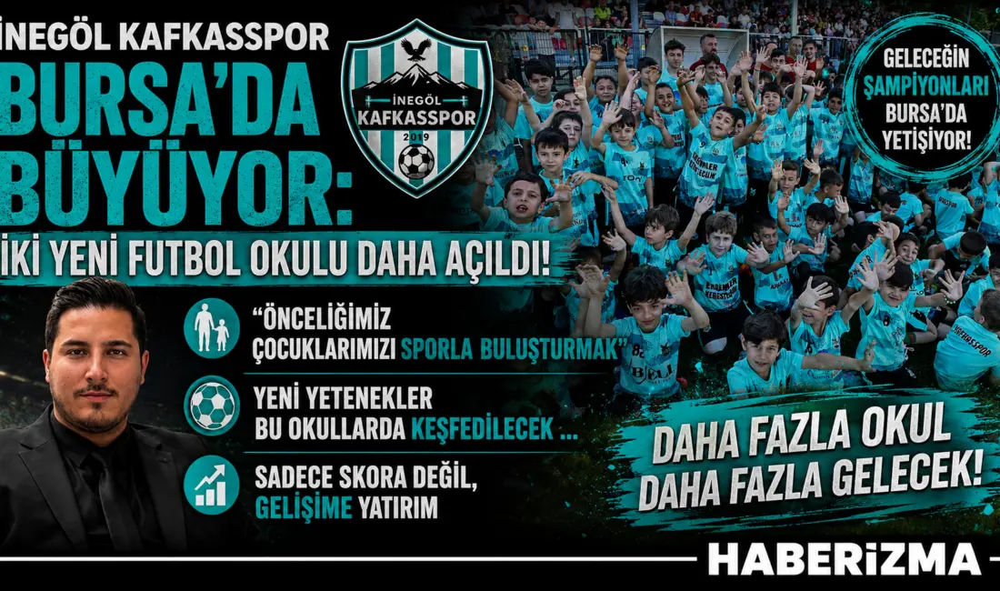 TFF 2. Lig ekiplerinden İnegöl Kafkasspor, altyapı hamlelerine hız kesmeden