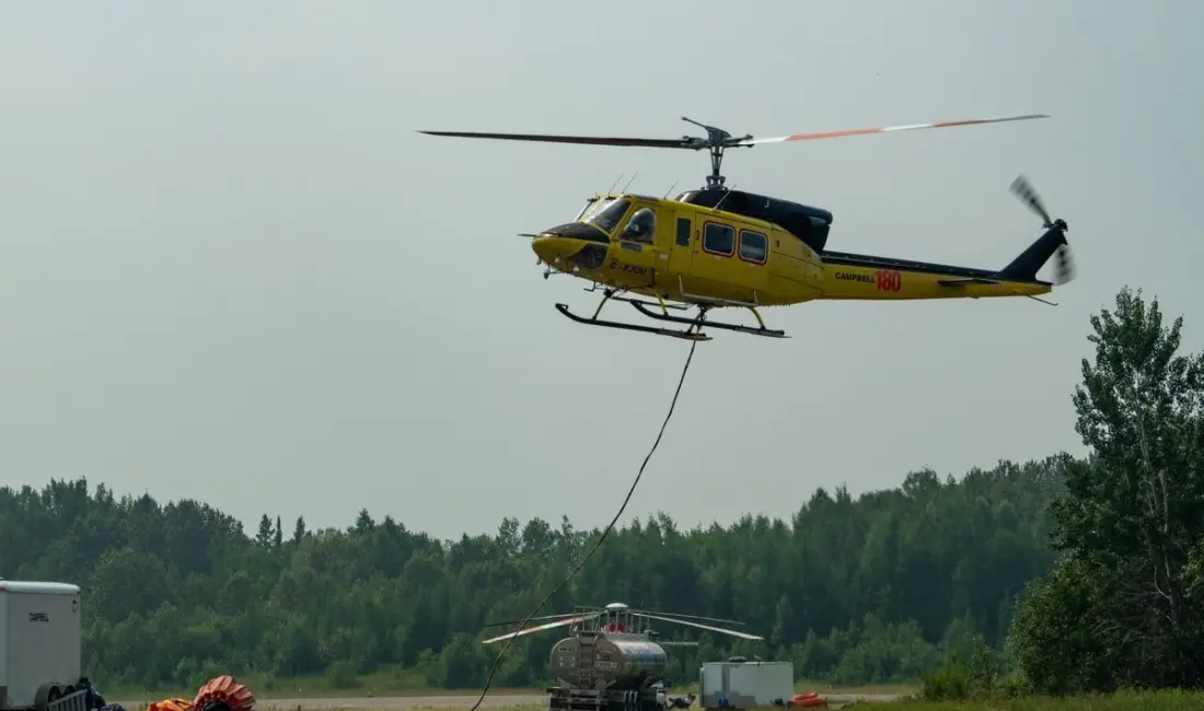 Kanada’nın Ontario eyaletinde devam eden orman yangınları, 735 bin hektarlık