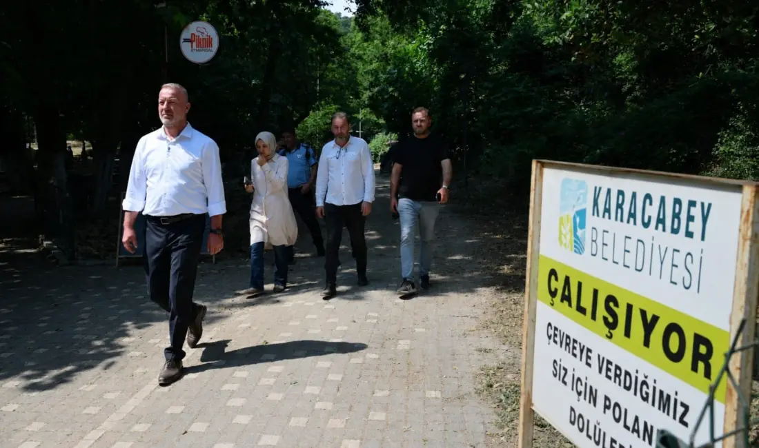 Karacabey Belediyesi, yaz sezonu öncesinde Yeniköy Piknik Alanı’nı kapsamlı bir