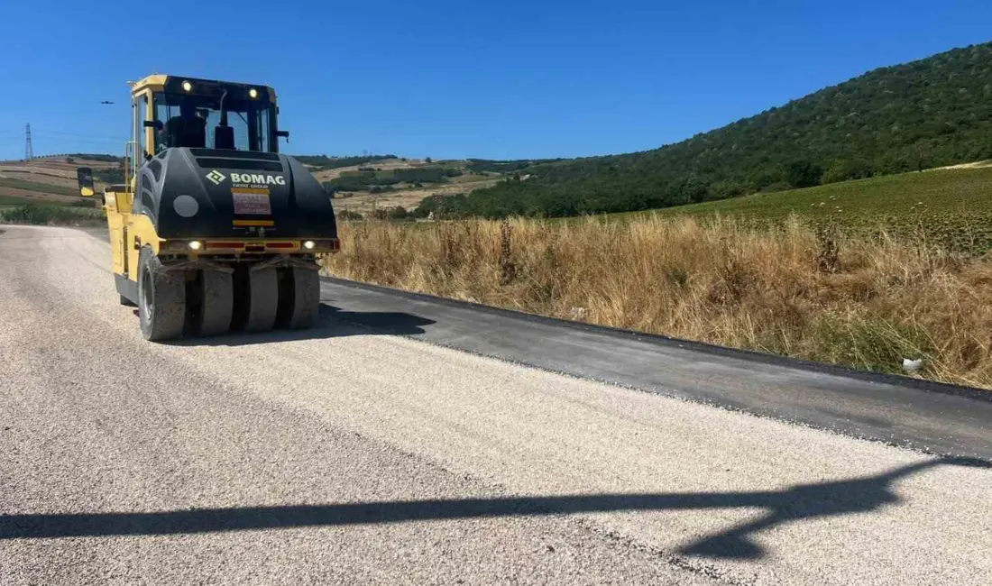 Bursa Büyükşehir Belediyesi, 17 ilçede yol yenileme çalışmaları çerçevesinde Karacabey